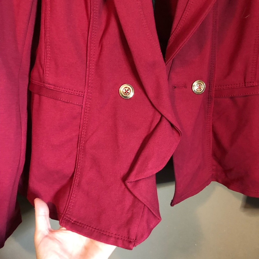 White House/Black Market Women's Red Blazer - Picture 7 of 14